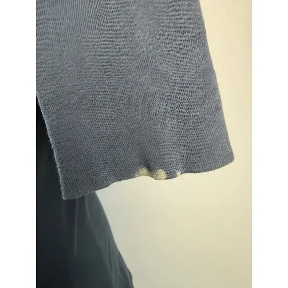 Vintage Y2K Hollister Long Sleeve Scoop Neck Shirt Fitted Tee Blue Women Large - Picture 10 of 12